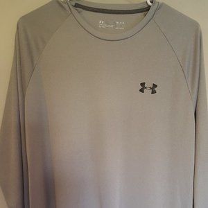 Men's Under Armour Long Sleeve shirt, Gray, Large